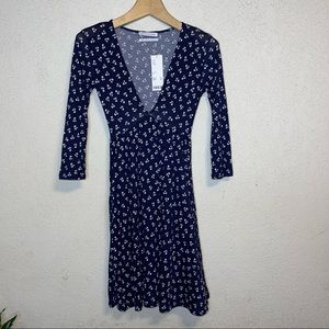 Urban outfitters Mercer plunge mini dress blue size SX